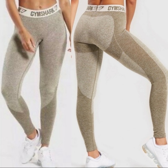 Gymshark Olive green Flex leggings - Picture 2 of 3